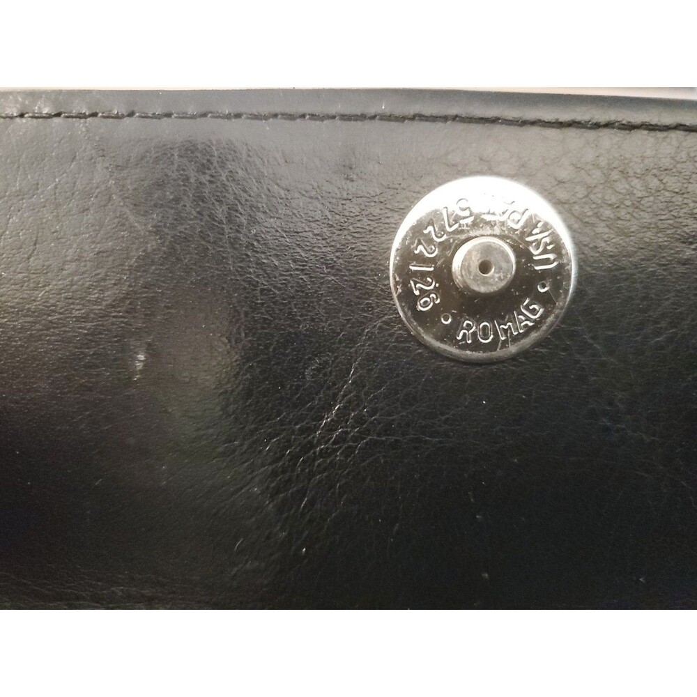 Brighton Croc Embossed Wallet Purse with Detachable Strap Black Brown - Picture 10 of 16